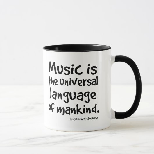 Musik ist die universelle Sprache des Tasse (Rechts)