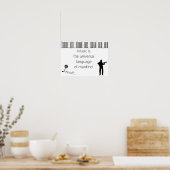 Musik ist die universelle Sprache des Zitats der M Poster (Küche)