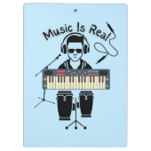 Musik ist echt klemmbrett (Rückseite)