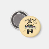 Musik ist echt magnet (Vorderseite/Rückseite)