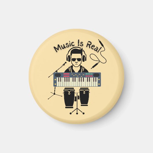 Musik ist echt magnet (Vorne)