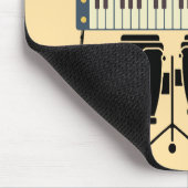 Musik ist echt mousepad (Ecke)