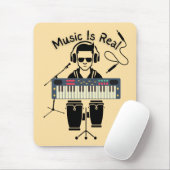 Musik ist echt mousepad (Mit Mouse)