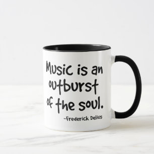 Musik ist ein Ausbruch des Soul-Geschenks Tasse