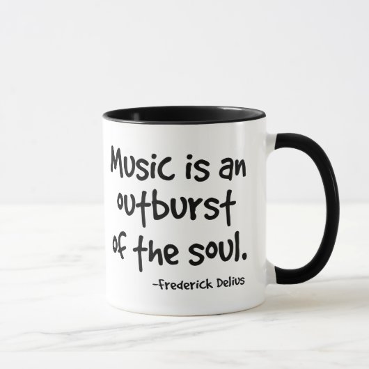 Musik ist ein Ausbruch des Soul-Geschenks Tasse (Rechts)
