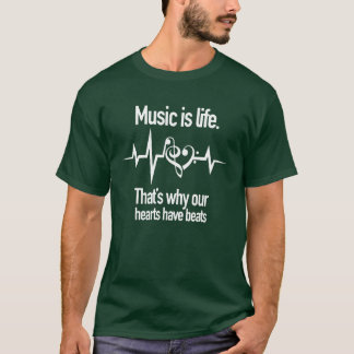 Musik ist ein Mädchen im Leben T-Shirt