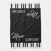 Musik ist etwas Schönes Geschirrtuch (Vertikal)