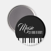 Musik ist etwas Schönes Magnet (Vorderseite/Rückseite)