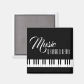Musik ist etwas Schönes Magnet (Vorderseite/Rückseite)