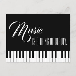 Musik ist etwas Schönes Postkarte