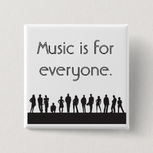 Musik ist für jeder button