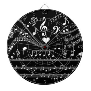 Musik ist geliebt!__ dartscheibe