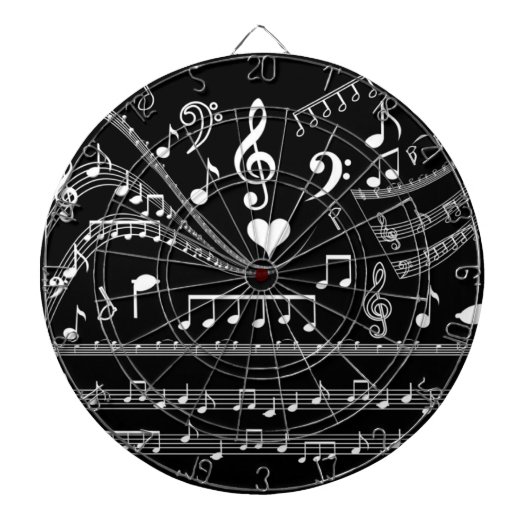 Musik ist geliebt!__ dartscheibe (vorne)