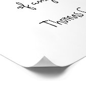 Musik ist gut gesagt **Zitat** Poster (Ecke)