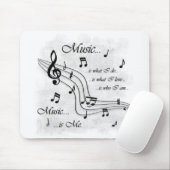 Musik ist ich mousepad (Mit Mouse)