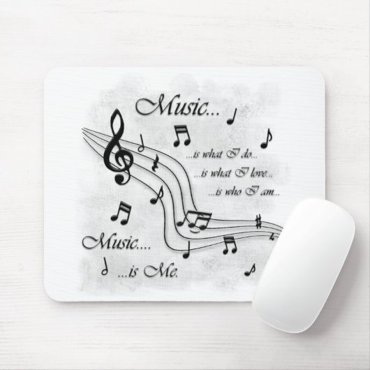 Musik ist ich mousepad (Mit Mouse)