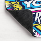Musik ist Ihre Superpower-Option 2 Mousepad (Ecke)