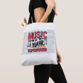 Musik ist Ihre Superpower-Option 2 Tasche (Von Nahem)