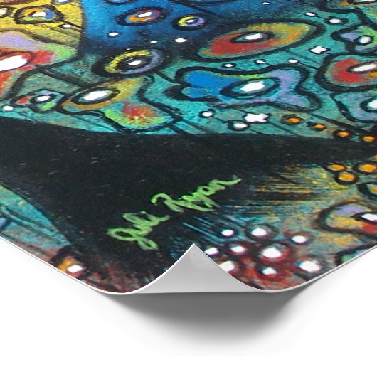 Musik ist in ihrem Soul Poster (Ecke)