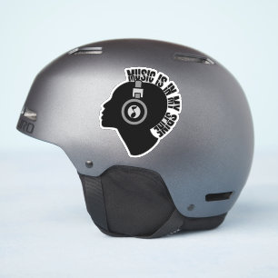 Musik ist in meiner Wirbelsäule Aufkleber