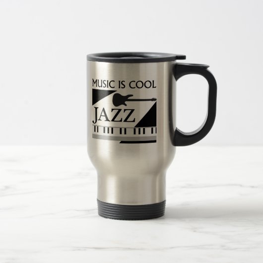 Musik ist, JAZZ cool Reisebecher (Rechts)