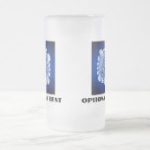 Musik ist Kunst Mattglas Bierglas (Mittel)