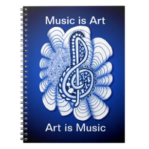 Musik ist Kunst Notizblock