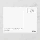 Musik ist Kunst Postkarte (Rückseite)
