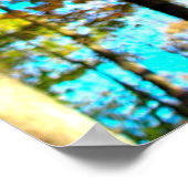 Musik ist Kunst-Rainbows Poster (Ecke)