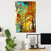 Musik ist Kunst-Rainbows Poster (Heimbüro)