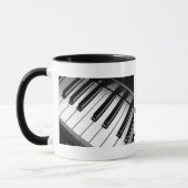 Musik ist Leben-Doppelbild-Wecker-Tasse Tasse (Links)