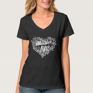 Musik ist Leben für Phantastischen Song-Schriftste T-Shirt