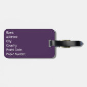 Musik ist Leben Gepäckanhänger (Rückseite horizontal)