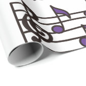 Musik ist Leben Geschenkpapier (Rolleneckpunkt)
