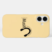 Musik ist Leben - iPhone-Hülle für Musikliebhaber Case-Mate iPhone Hülle (Rückseite (Horizontal))