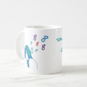 Musik ist Leben Kaffeetasse (Vorderseite Links)