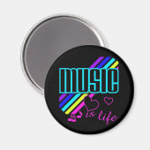 Musik ist Leben Magnet (Vorderseite/Rückseite)