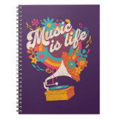 Musik ist Leben Notizblock (Vorderseite)