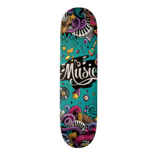 Musik ist Leben Skate-Brett Skateboard