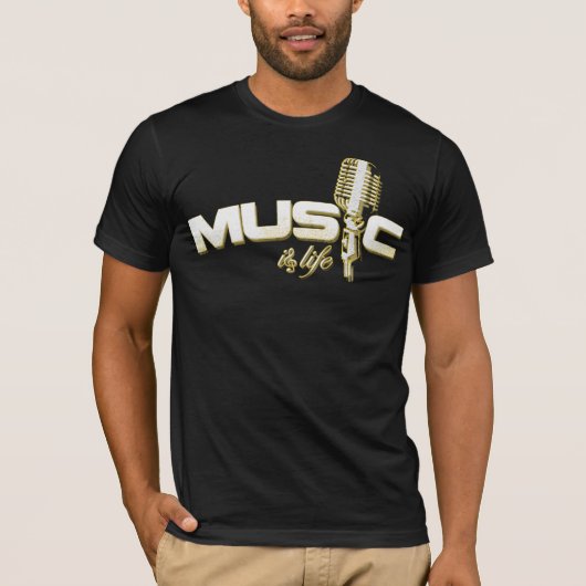 Musik ist Leben T-Shirt (Vorderseite)