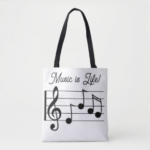 Musik ist Leben! Tasche
