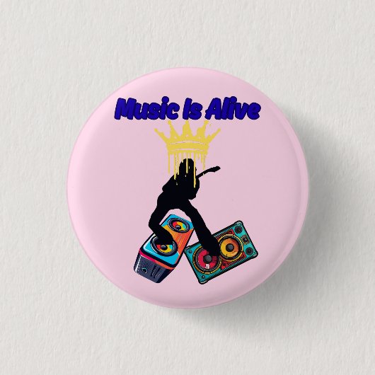 Musik ist lebendig button (Vorderseite)