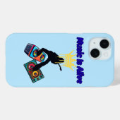 Musik ist lebendig Case-Mate iPhone hülle (Rückseite (Horizontal))