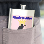 Musik ist lebendig flachmann (Beispiel)
