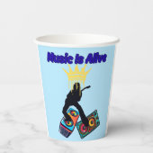 Musik ist lebendig pappbecher (Rückseite)