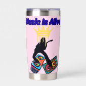 Musik ist lebendig thermobecher (Vorderseite)