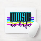 Musik ist Lebensmousepad Mousepad (Mit Mouse)