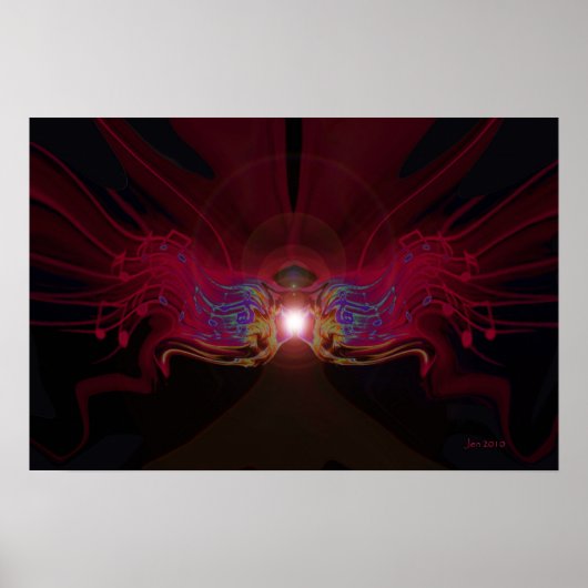 Musik ist Licht Poster (Vorne)