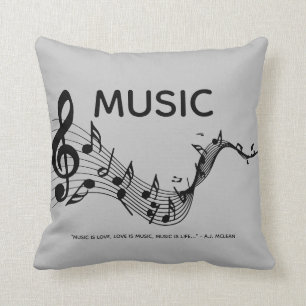 Musik ist Liebe Kissen