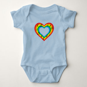 Musik ist Love Bodysuit Baby Strampler